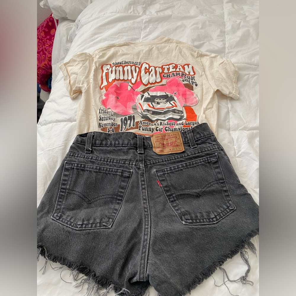 Levis 550 shorts & shirt